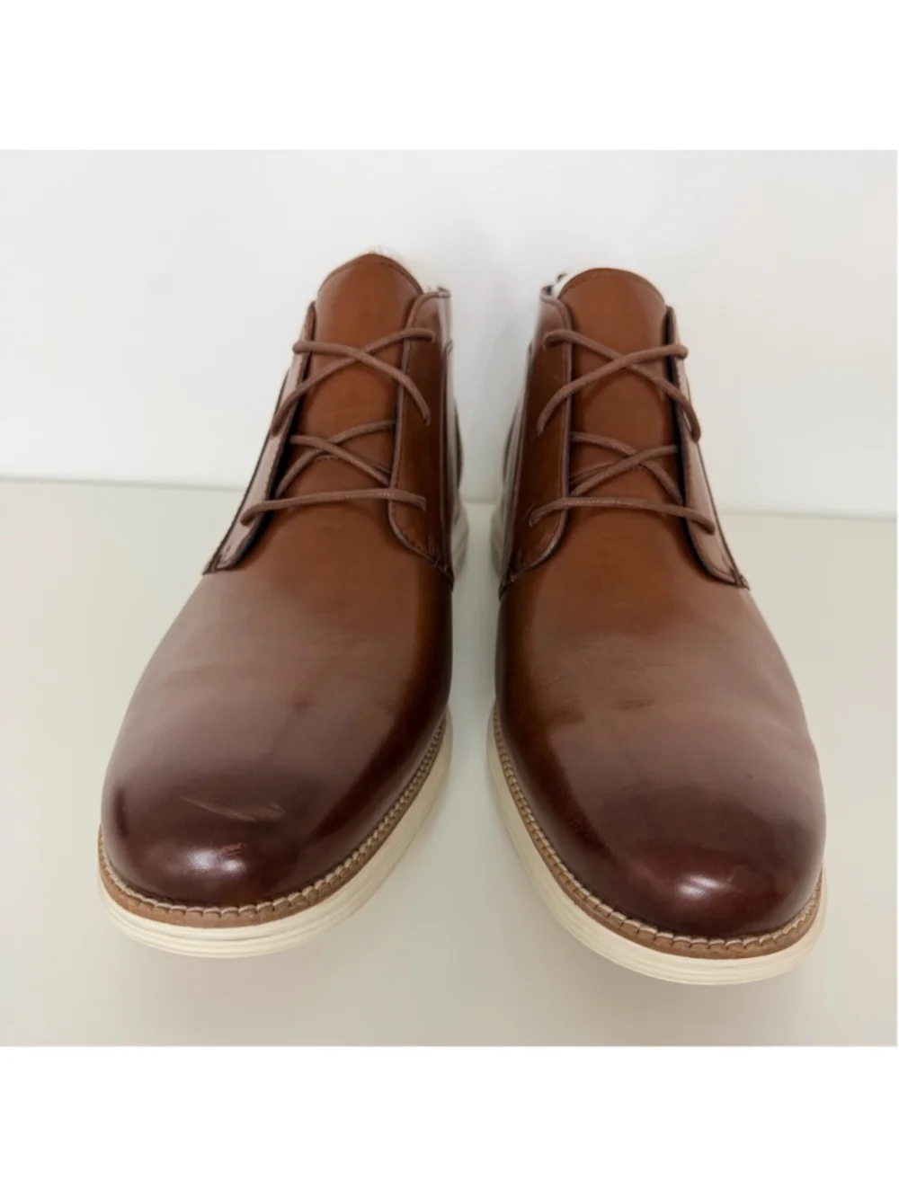 Cole Haan New Original Grand Chukka Boots Men's Size 15 Woodbury Ivory C28213